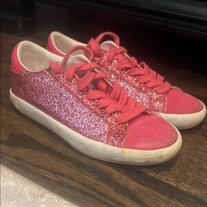 Sparkly Pink Sneakers